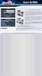 Mobile Screenshot of coursdebible.org